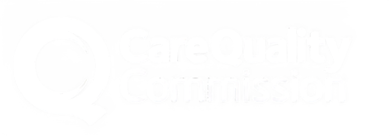 Logo of the hair implant quality commission, featuring the text "hair implant quality commission" alongside a stylized letter 'q' in a circle.