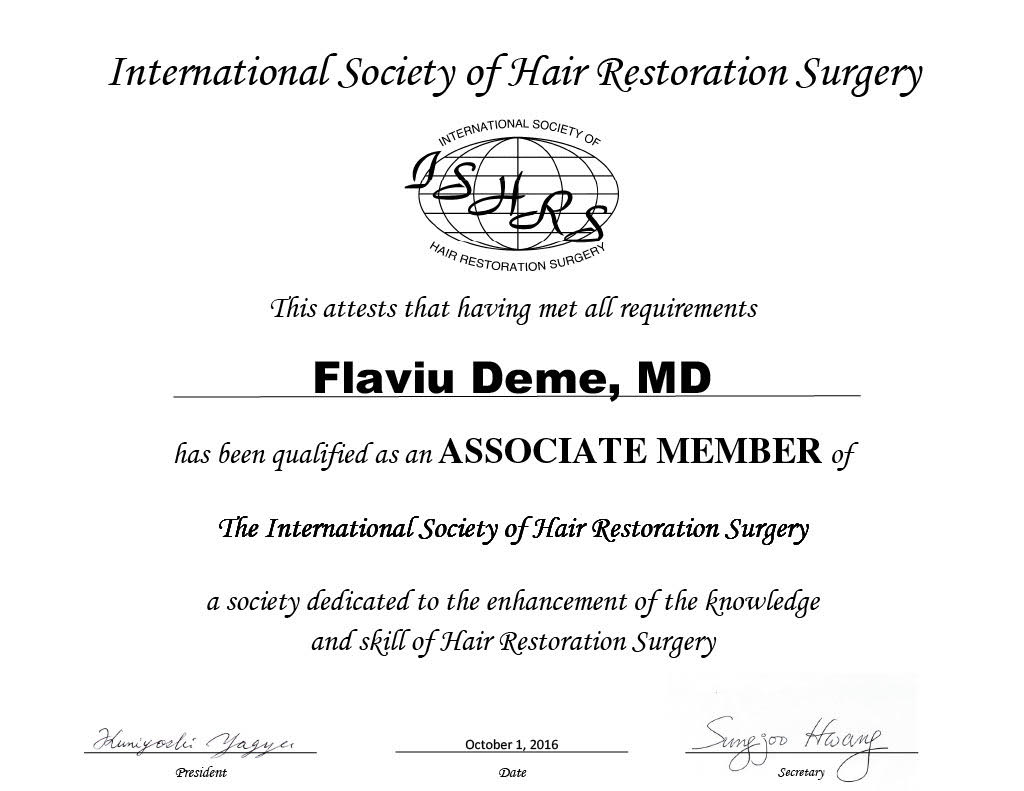 Dr-Sebastian-Deme-ISHRS - Hair Transplant London, UK
